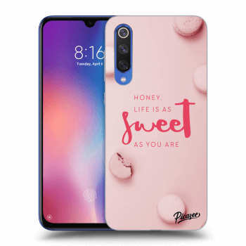 Picasee Xiaomi Mi 9 SE Hülle - Schwarzes Silikon - Life is as sweet as you are