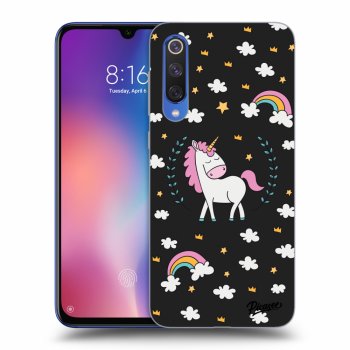 Picasee Xiaomi Mi 9 SE Hülle - Schwarzes Silikon - Unicorn star heaven