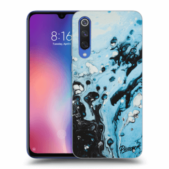 Picasee Xiaomi Mi 9 SE Hülle - Transparentes Silikon - Organic blue