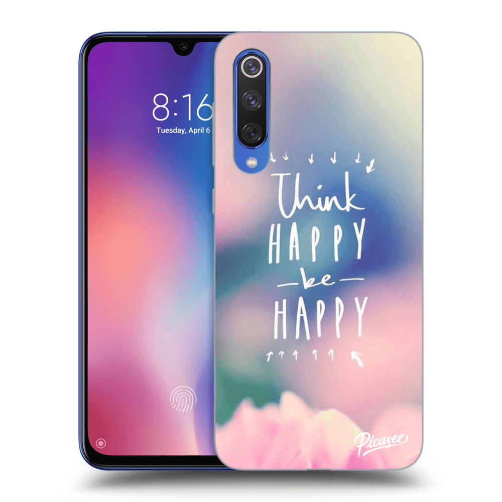 Picasee Xiaomi Mi 9 SE Hülle - Transparentes Silikon - Think happy be happy