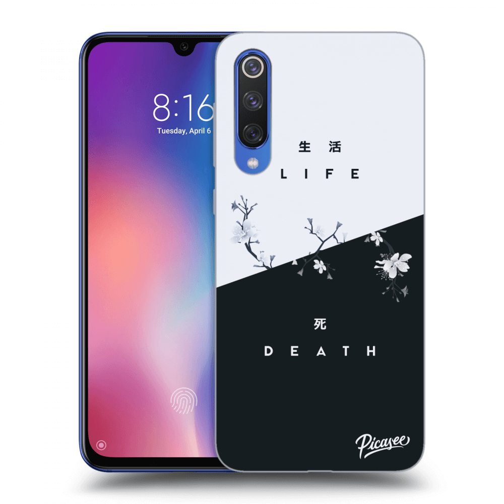 Picasee Xiaomi Mi 9 SE Hülle - Schwarzes Silikon - Life - Death