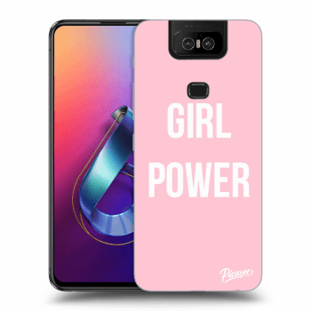 Picasee Asus Zenfone 6 ZS630KL Hülle - Transparentes Silikon - Girl power
