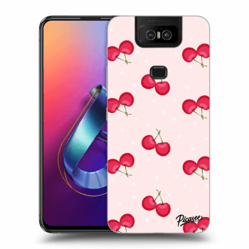 Picasee Asus Zenfone 6 ZS630KL Hülle - Transparentes Silikon - Cherries