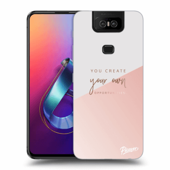 Picasee Asus Zenfone 6 ZS630KL Hülle - Transparentes Silikon - You create your own opportunities