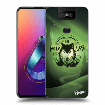 Picasee Asus Zenfone 6 ZS630KL Hülle - Transparentes Silikon - Wolf life