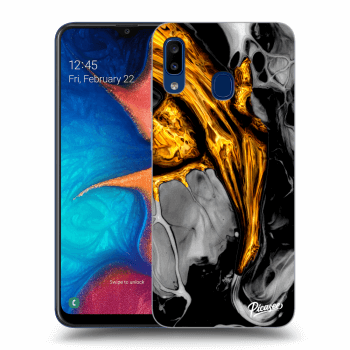 Hülle für Samsung Galaxy A20e A202F - Black Gold