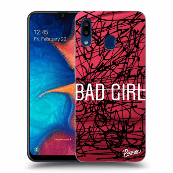 Picasee Samsung Galaxy A20e A202F Hülle - Transparentes Silikon - Bad girl