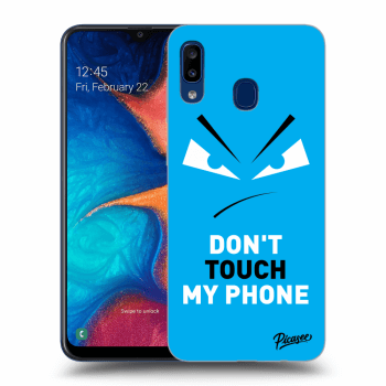 Hülle für Samsung Galaxy A20e A202F - Evil Eye - Blue