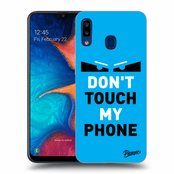 Hülle für Samsung Galaxy A20e A202F - Shadow Eye - Blue