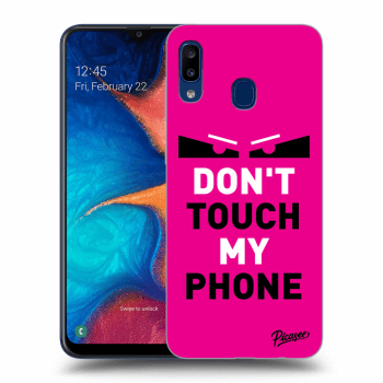 Hülle für Samsung Galaxy A20e A202F - Shadow Eye - Pink