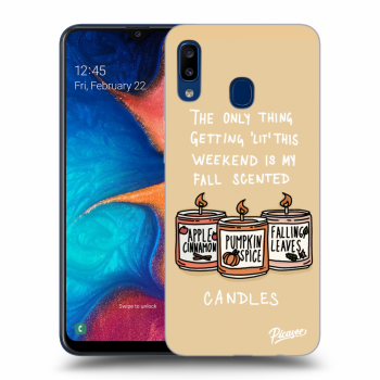 Hülle für Samsung Galaxy A20e A202F - Candles