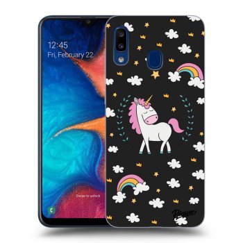 Hülle für Samsung Galaxy A20e A202F - Unicorn star heaven