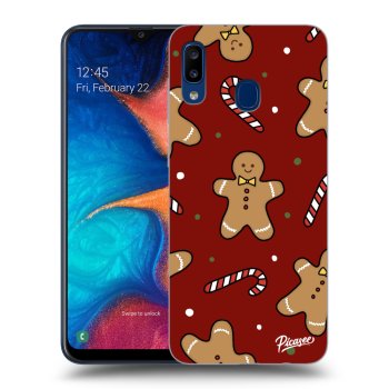 Picasee Samsung Galaxy A20e A202F Hülle - Transparentes Silikon - Gingerbread 2