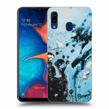 Hülle für Samsung Galaxy A20e A202F - Organic blue