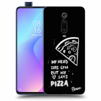 Picasee Xiaomi Mi 9T (Pro) Hülle - Schwarzes Silikon - Pizza