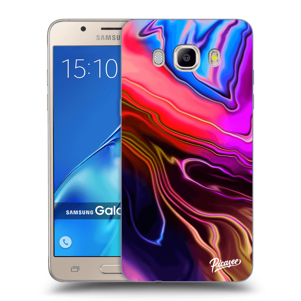 Picasee Samsung Galaxy J5 2016 J510F Hülle - Transparentes Silikon - Electric
