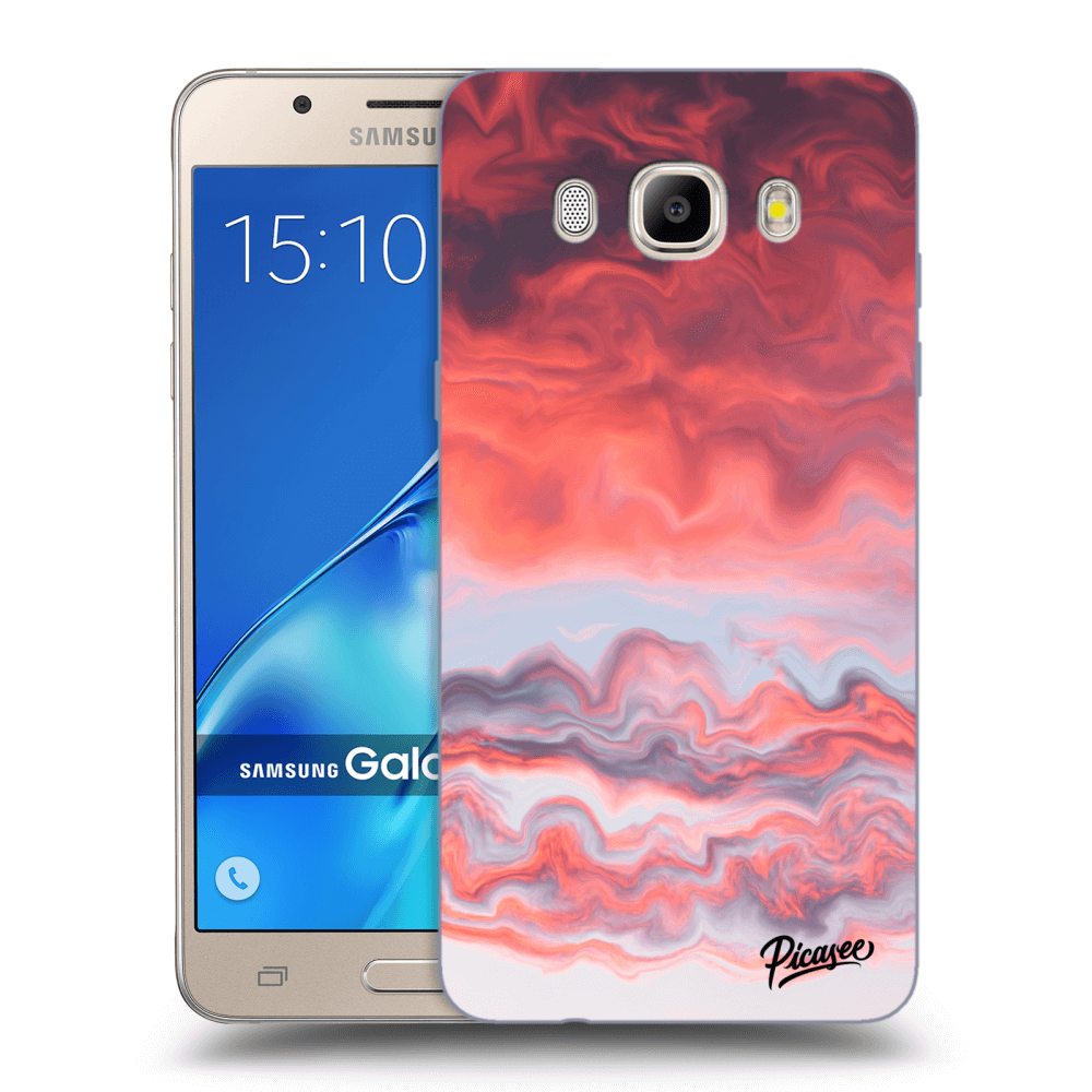 Picasee Samsung Galaxy J5 2016 J510F Hülle - Transparentes Silikon - Sunset