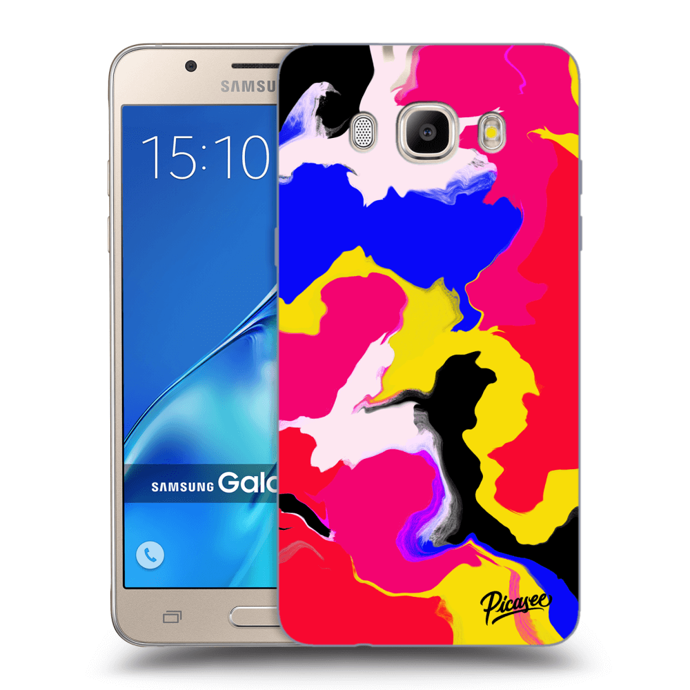 Picasee Samsung Galaxy J5 2016 J510F Hülle - Transparentes Silikon - Watercolor