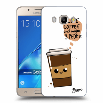 Picasee Samsung Galaxy J5 2016 J510F Hülle - Transparentes Silikon - Cute coffee