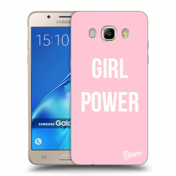 Picasee Samsung Galaxy J5 2016 J510F Hülle - Transparentes Silikon - Girl power