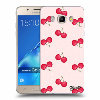 Picasee Samsung Galaxy J5 2016 J510F Hülle - Transparentes Silikon - Cherries