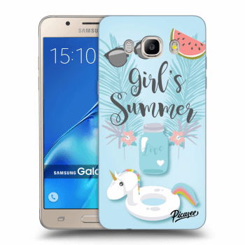Picasee Samsung Galaxy J5 2016 J510F Hülle - Transparentes Silikon - Girls Summer