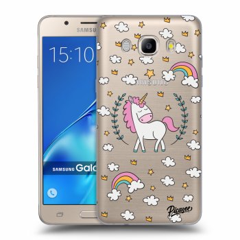 Picasee Samsung Galaxy J5 2016 J510F Hülle - Transparentes Silikon - Unicorn star heaven