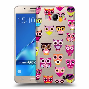 Picasee Samsung Galaxy J5 2016 J510F Hülle - Transparentes Silikon - Owls