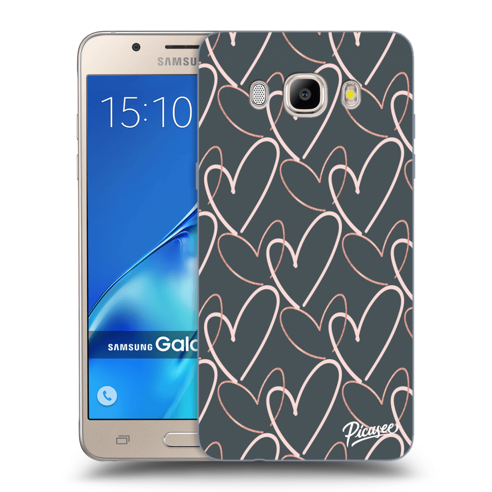 Picasee Samsung Galaxy J5 2016 J510F Hülle - Transparentes Silikon - Lots of love