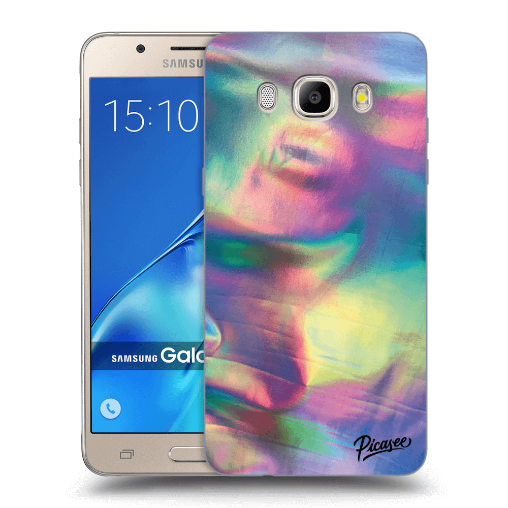 Picasee Samsung Galaxy J5 2016 J510F Hülle - Transparentes Silikon - Holo