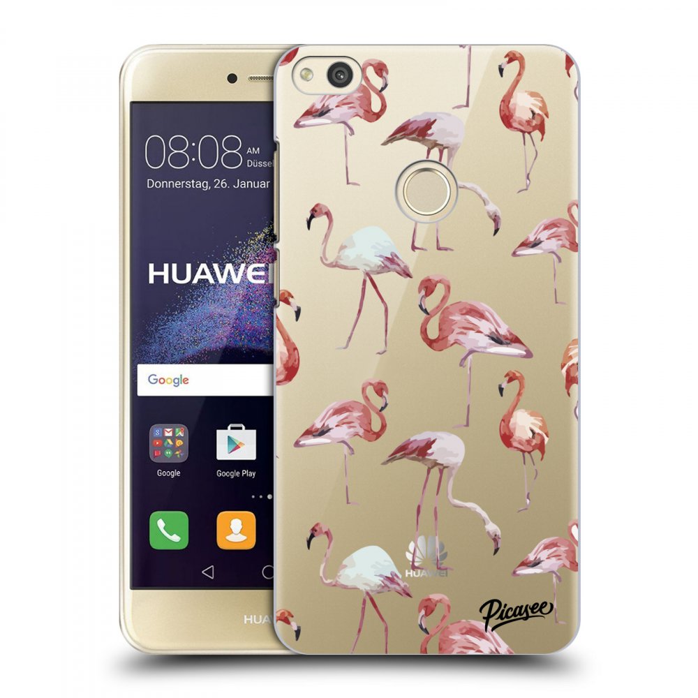 Picasee Huawei P9 Lite 2017 Hülle - Transparentes Silikon - Flamingos