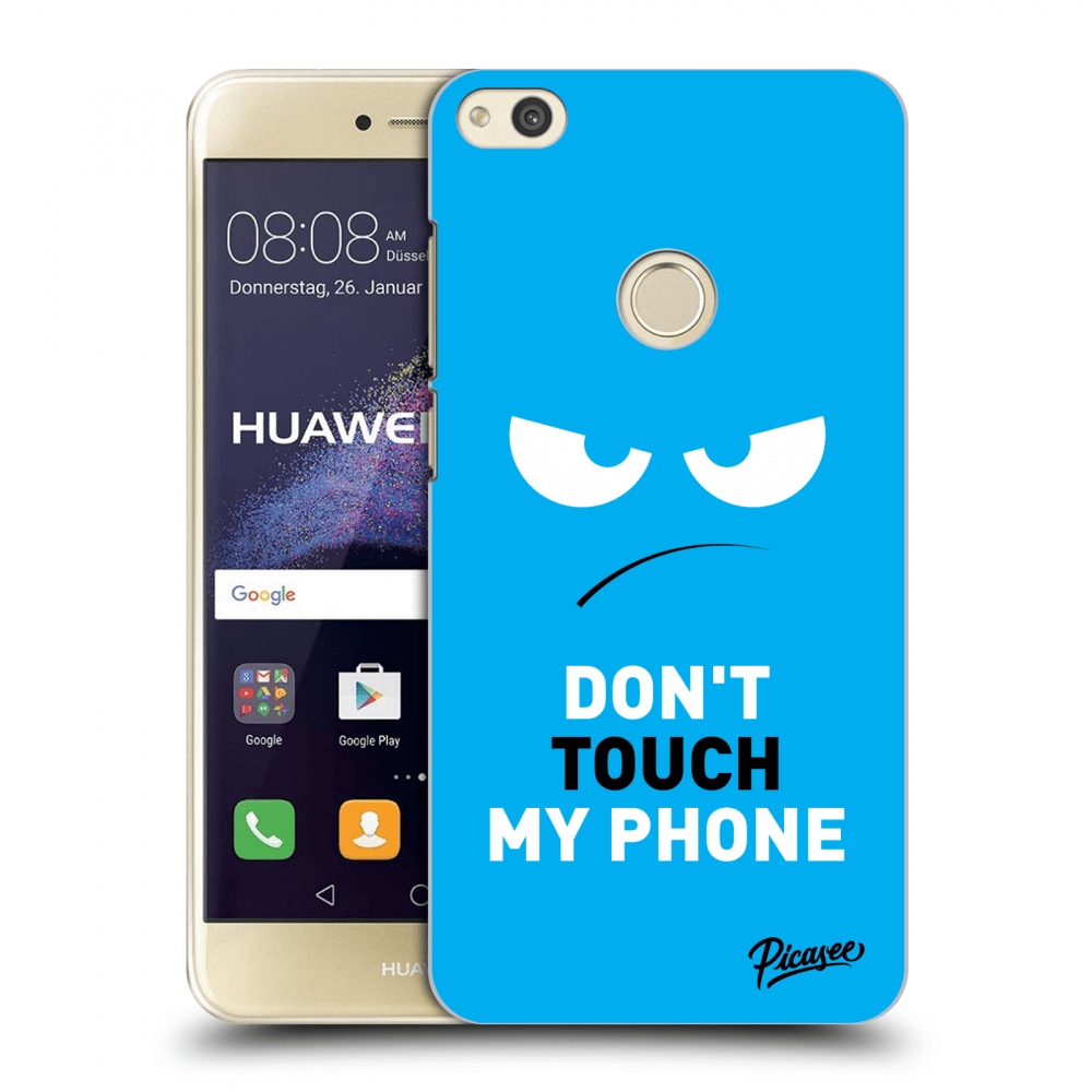 Picasee Huawei P9 Lite 2017 Hülle - Transparentes Silikon - Angry Eyes - Blue