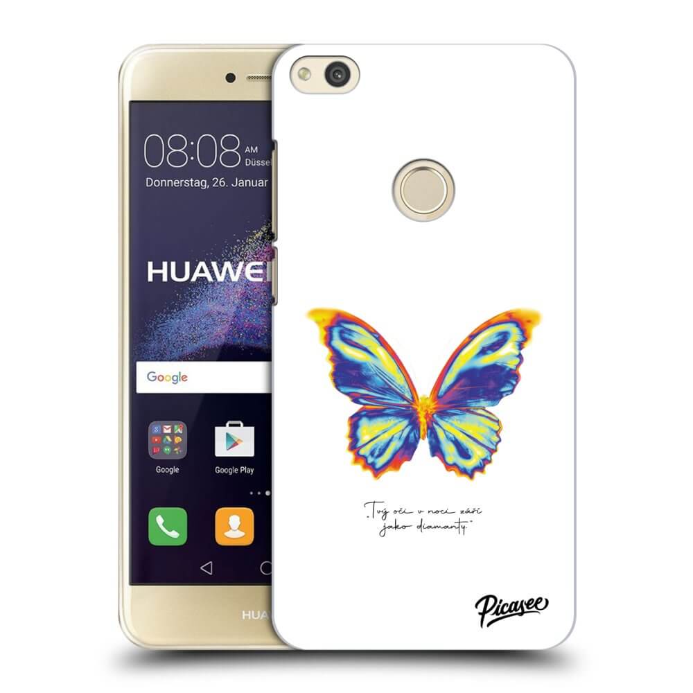 Picasee Huawei P9 Lite 2017 Hülle - Transparentes Silikon - Diamanty White