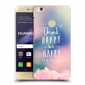 Picasee Huawei P9 Lite 2017 Hülle - Transparentes Silikon - Think happy be happy