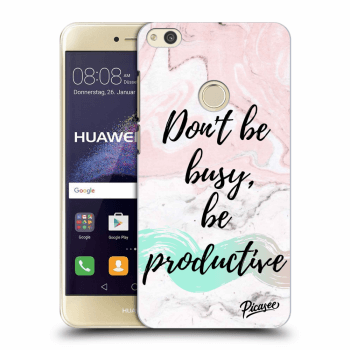 Picasee Huawei P9 Lite 2017 Hülle - Transparentes Silikon - Don't be busy, be productive