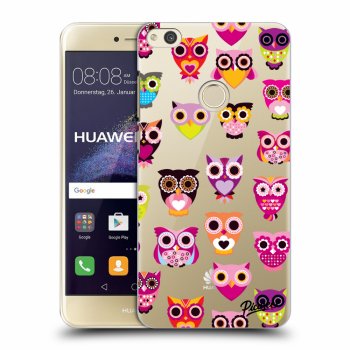Picasee Huawei P9 Lite 2017 Hülle - Transparentes Silikon - Owls
