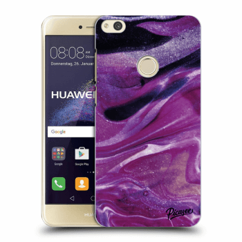 Hülle für Huawei P9 Lite 2017 - Purple glitter