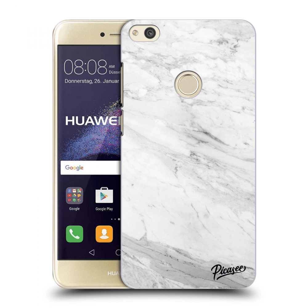 Picasee Huawei P9 Lite 2017 Hülle - Transparentes Silikon - White marble