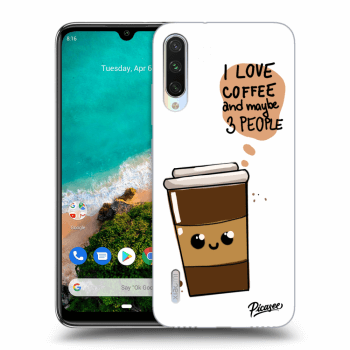 Picasee Xiaomi Mi A3 Hülle - Transparentes Silikon - Cute coffee