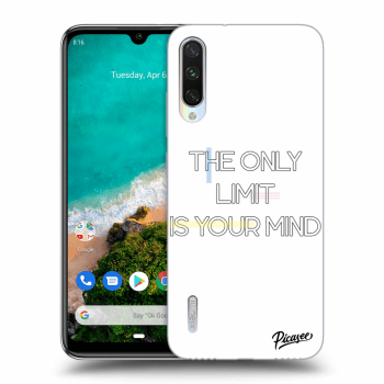 Picasee Xiaomi Mi A3 Hülle - Transparentes Silikon - The only limit is your mind