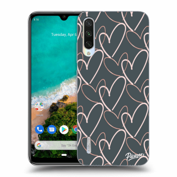 Picasee Xiaomi Mi A3 Hülle - Transparentes Silikon - Lots of love