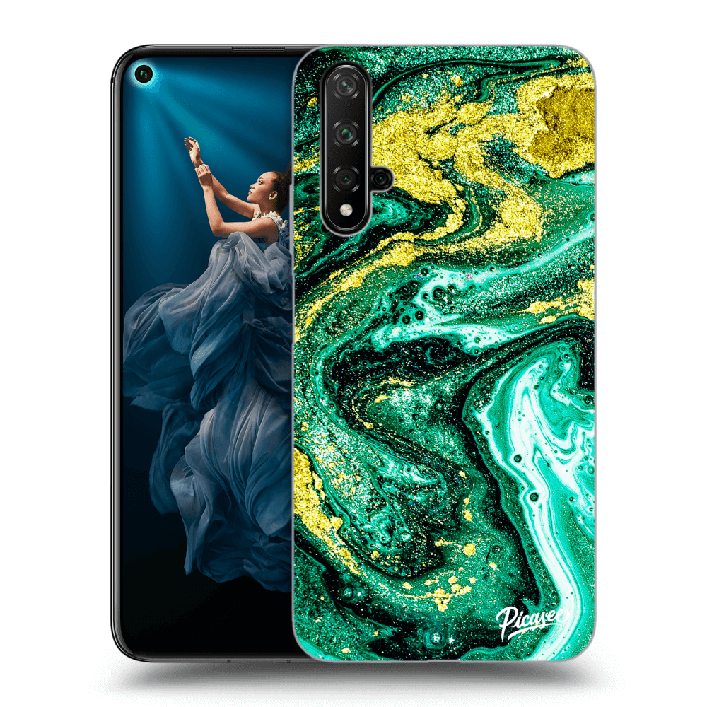 Picasee ULTIMATE CASE für Honor 20 - Green Gold