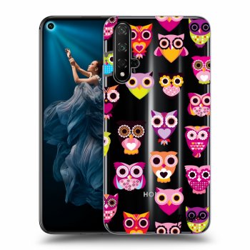 Picasee Honor 20 Hülle - Transparentes Silikon - Owls