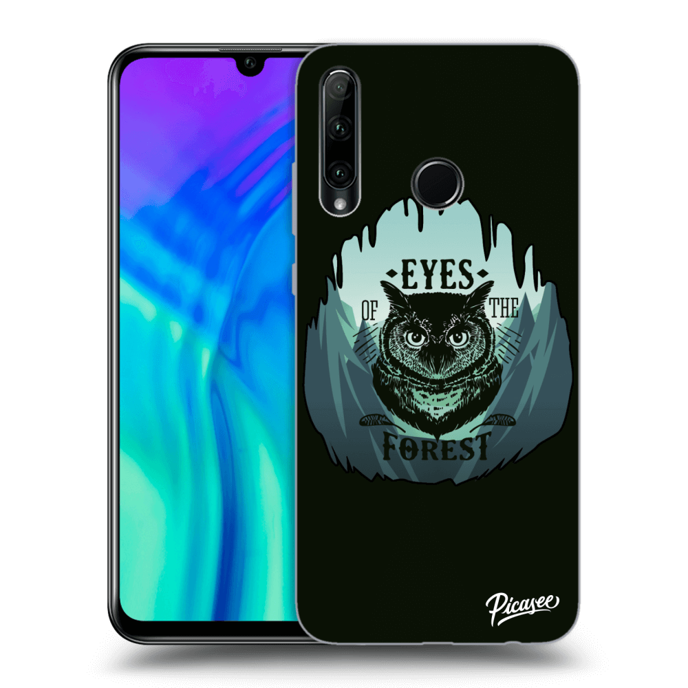 Picasee Honor 20 Lite Hülle - Transparentes Silikon - Forest owl