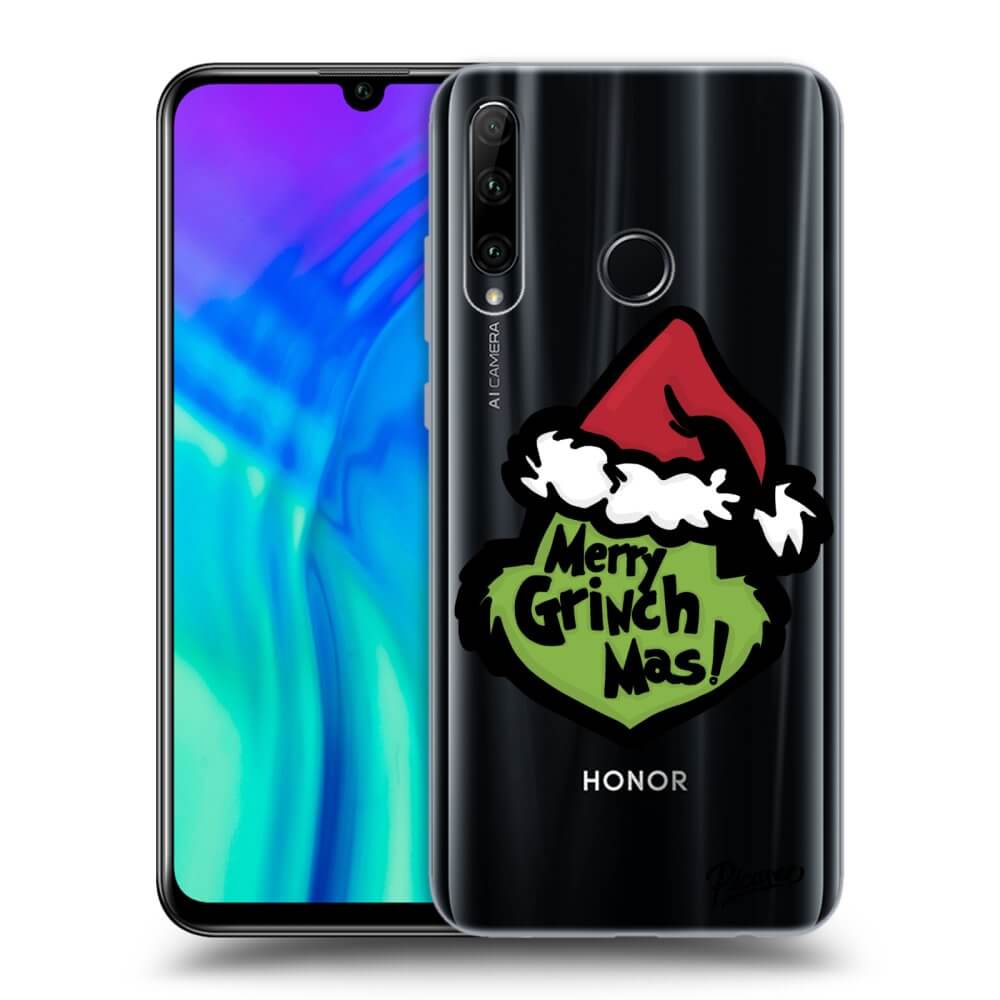 Picasee Honor 20 Lite Hülle - Transparentes Silikon - Grinch 2