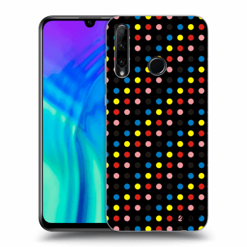 Picasee Honor 20 Lite Hülle - Schwarzes Silikon - Colorful dots