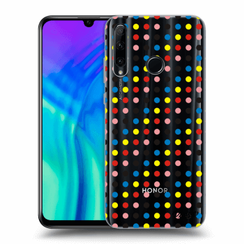 Picasee Honor 20 Lite Hülle - Transparentes Silikon - Colorful dots
