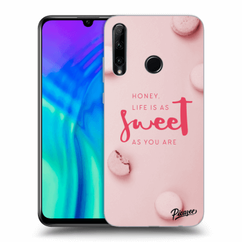 Picasee Honor 20 Lite Hülle - Transparentes Silikon - Life is as sweet as you are