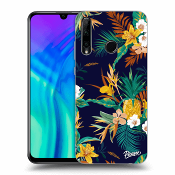 Picasee Honor 20 Lite Hülle - Transparentes Silikon - Pineapple Color