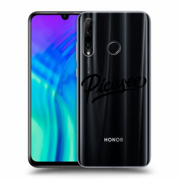 Picasee Honor 20 Lite Hülle - Transparentes Silikon - Picasee - black
